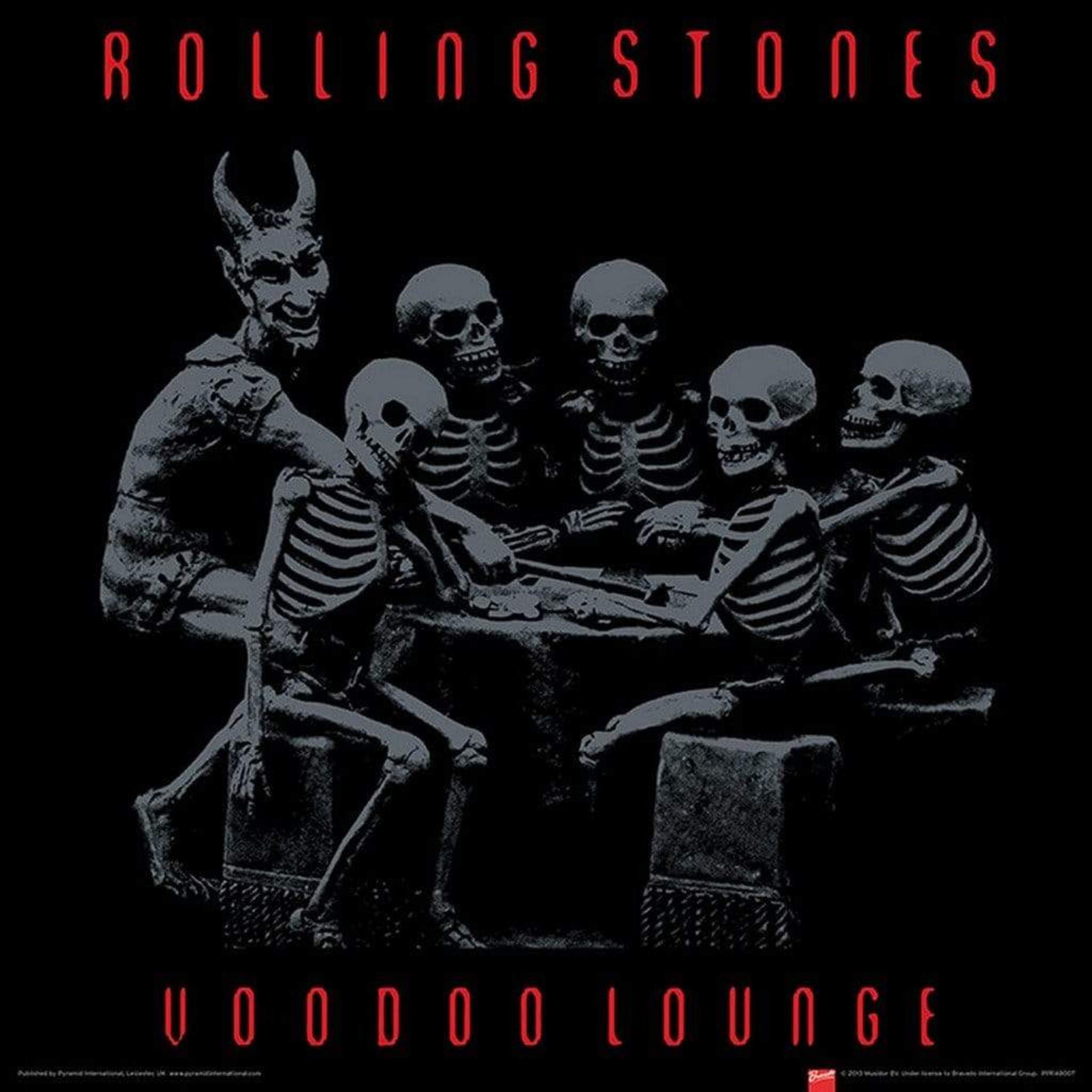 Rolling 2024 Stones Voodoo Lounge Fly/Subway poster.