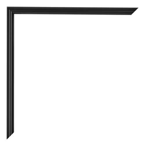 Annecy Kunststoff Bilderrahmen 24x32cm Schwarz Matt Detail Ecke | Yourdecoration.de