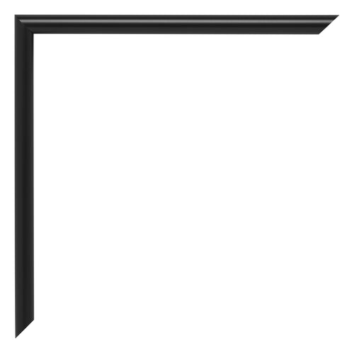 Annecy Kunststoff Bilderrahmen 25x25cm Schwarz Hochglanz Detail Ecke | Yourdecoration.de