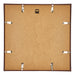 Annecy Kunststoff Bilderrahmen 30x30cm Braun Ruckseite | Yourdecoration.de