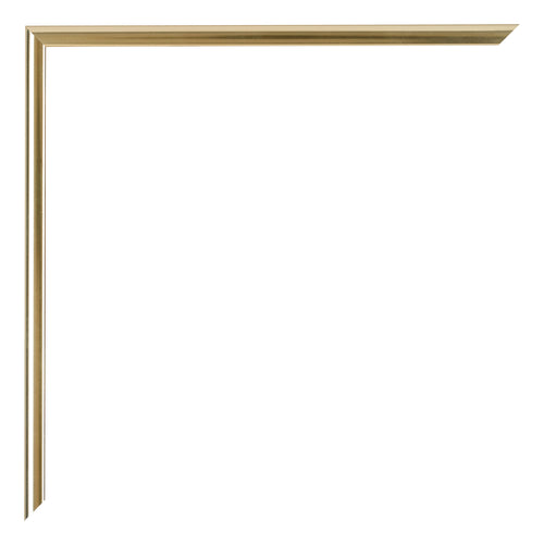 Austin Aluminium Bilderrahmen 20x20cm Gold Glanz Detail Ecke | Yourdecoration.de