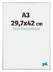 Austin Aluminium Bilderrahmen 29 7x42cm A3 Silber Hochglanz Vorne Messe | Yourdecoration.de