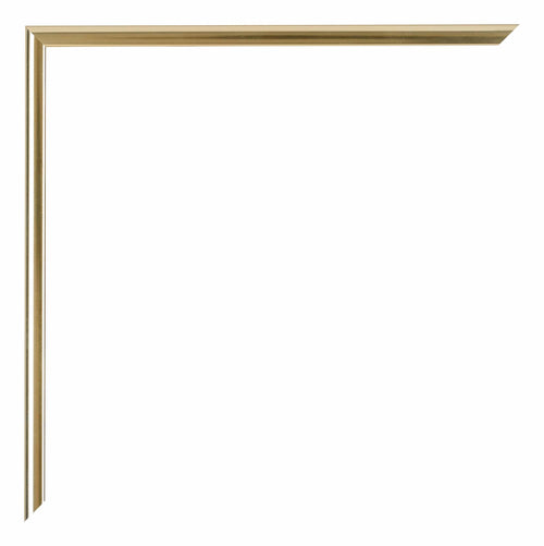 Austin Aluminium Bilderrahmen 50x65cm Gold Glanz Detail Ecke | Yourdecoration.de