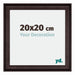 Birmingham Holz Bilderrahmen 20x20cm Braun Vorne Messe | Yourdecoration.de