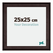 Birmingham Holz Bilderrahmen 25x25cm Braun Vorne Messe | Yourdecoration.de