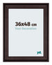 Birmingham Holz Bilderrahmen 36x48cm Braun Vorne Messe | Yourdecoration.de