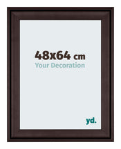 Birmingham Holz Bilderrahmen 48x64cm Braun Vorne Messe | Yourdecoration.at