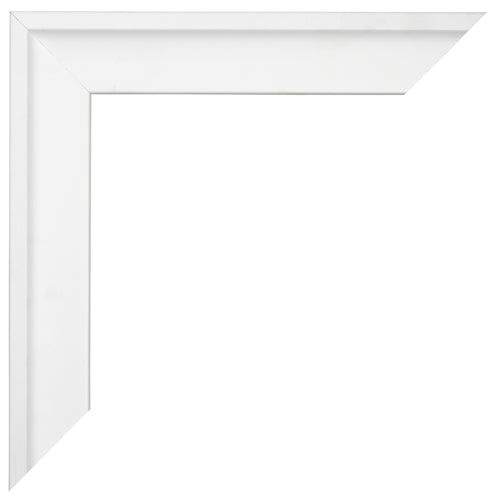 Birmingham Holz Bilderrahmen 50x50cm Weiss Detail Ecke | Yourdecoration.de