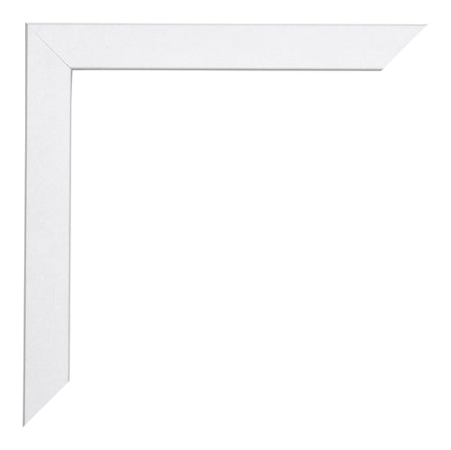 Catania MDF Bilderrahmen 18x24cm Weiss Detail Ecke | Yourdecoration.de