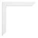 Catania MDF Bilderrahmen 18x24cm Weiss Detail Ecke | Yourdecoration.de