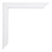 Catania MDF Bilderrahmen 20x25cm Weiss Detail Ecke | Yourdecoration.de