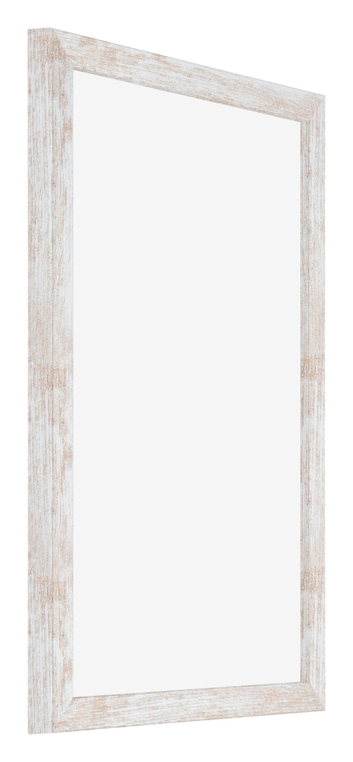 Catania MDF Bilderrahmen 20x30cm White Wash Vorne Schrag | Yourdecoration.de