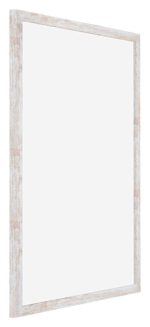 Catania MDF Bilderrahmen 21x29 7cm A4 White Wash Vorne Schrag | Yourdecoration.de