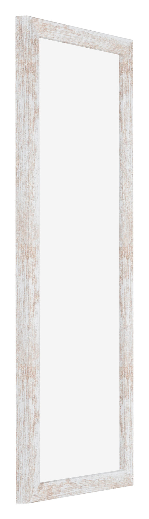 Catania MDF Bilderrahmen 25x75cm White Wash Vorne Schrag | Yourdecoration.de