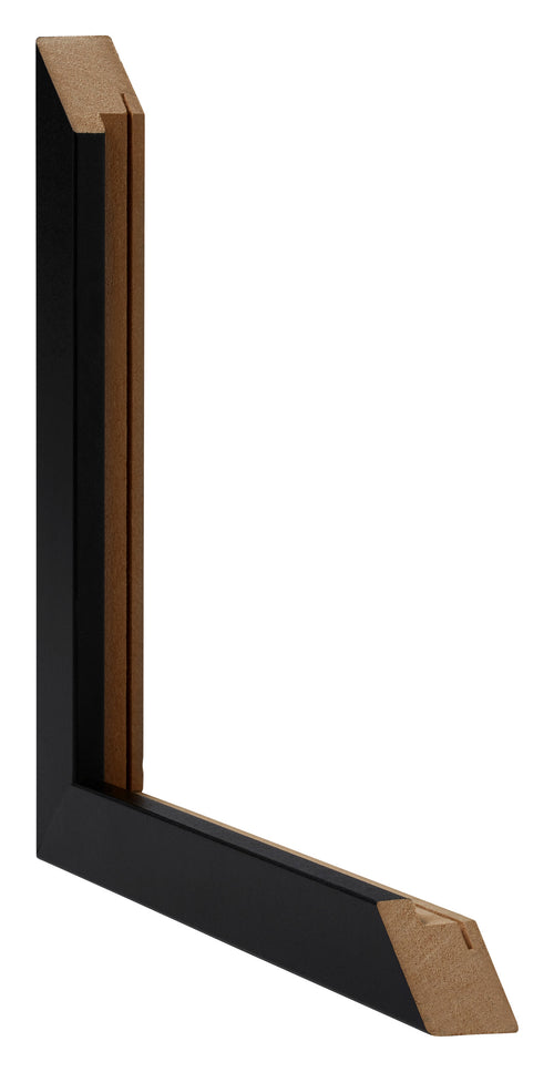 Catania MDF Bilderrahmen 30x45cm Schwarz Detail Querschnitte | Yourdecoration.de