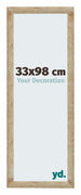 Catania MDF Bilderrahmen 33x98cm Gold Vorne Messe | Yourdecoration.de