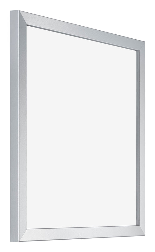 Catania MDF Bilderrahmen 45x45cm Silber Vorne Schrag | Yourdecoration.de