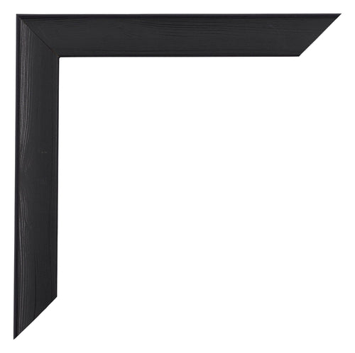 Como MDF Bilderrahmen 18x24cm Schwarz Gemasert Ecke | Yourdecoration.de