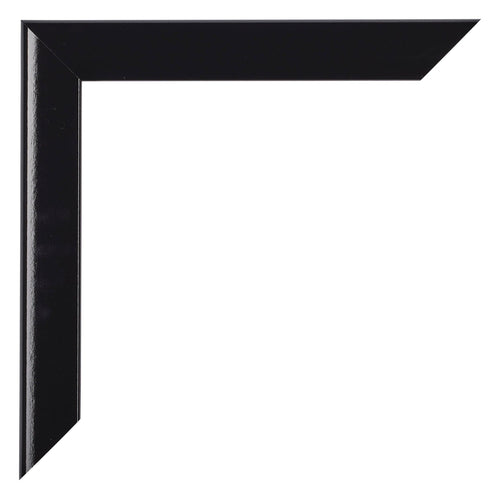 Como MDF Bilderrahmen 18x24cm Schwarz Hochglanz Ecke | Yourdecoration.de