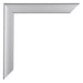 Como MDF Bilderrahmen 18x24cm Silber Matt Ecke | Yourdecoration.de