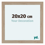 Como MDF Bilderrahmen 20x20cm Eiche Hell Vorne Messe | Yourdecoration.de