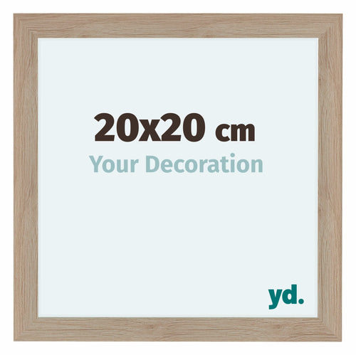 Como MDF Bilderrahmen 20x20cm Eiche Hell Vorne Messe | Yourdecoration.de