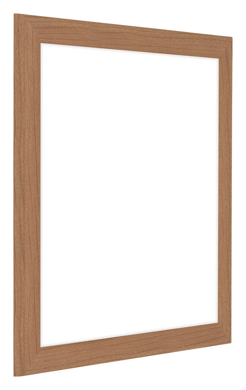 Como MDF Bilderrahmen 20x20cm Nussbaum Hell Vorne Schrag | Yourdecoration.de