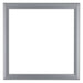 Como MDF Bilderrahmen 20x20cm Silber Matt Vorne | Yourdecoration.de