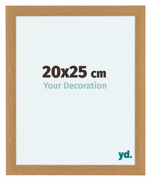 Como MDF Bilderrahmen 20x25cm Buche Vorne Messe | Yourdecoration.de