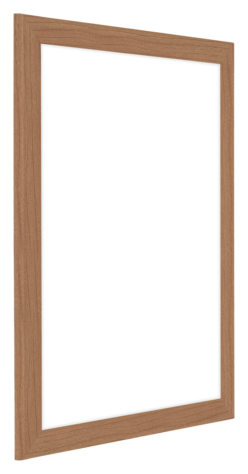 Como MDF Bilderrahmen 20x25cm Nussbaum Hell Vorne Schrag | Yourdecoration.de