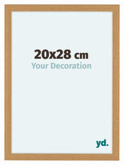 Como MDF Bilderrahmen 20x28cm Buche Vorne Messe | Yourdecoration.de