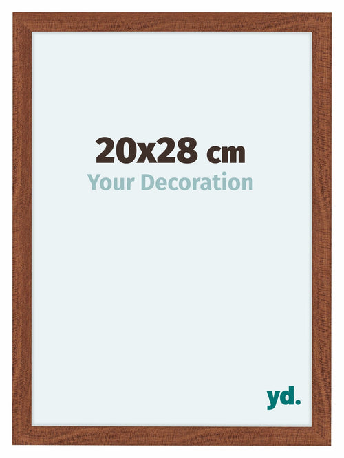 Como MDF Bilderrahmen 20x28cm Nussbaum Vorne Messe | Yourdecoration.de