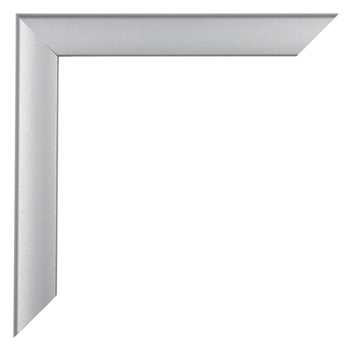 Como MDF Bilderrahmen 20x28cm Silber Matt Ecke | Yourdecoration.de