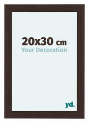 Como MDF Bilderrahmen 20x30cm Eiche Dunkel Vorne Messe | Yourdecoration.de