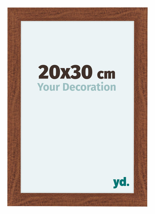 Como MDF Bilderrahmen 20x30cm Nussbaum Vorne Messe | Yourdecoration.de