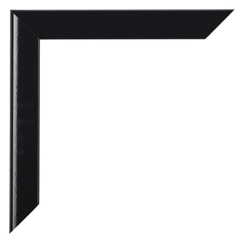 Como MDF Bilderrahmen 20x30cm Schwarz Hochglanz Ecke | Yourdecoration.de