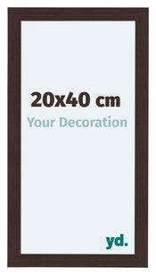 Como MDF Bilderrahmen 20x40cm Eiche Dunkel Vorne Messe | Yourdecoration.de