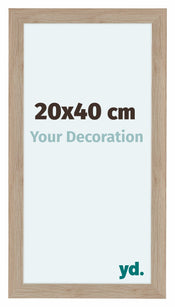 Como MDF Bilderrahmen 20x40cm Eiche Hell Vorne Messe | Yourdecoration.de