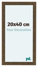 Como MDF Bilderrahmen 20x40cm Gold Antik Vorne Messe | Yourdecoration.de