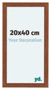 Como MDF Bilderrahmen 20x40cm Nussbaum Vorne Messe | Yourdecoration.de