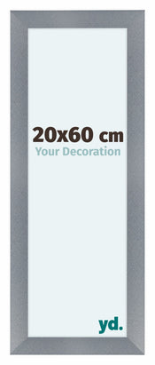 Como MDF Bilderrahmen 20x60cm Aluminium Geburstet Vorne Messe | Yourdecoration.de