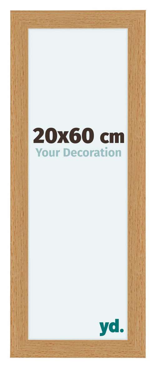 Como MDF Bilderrahmen 20x60cm Buche Vorne Messe | Yourdecoration.de