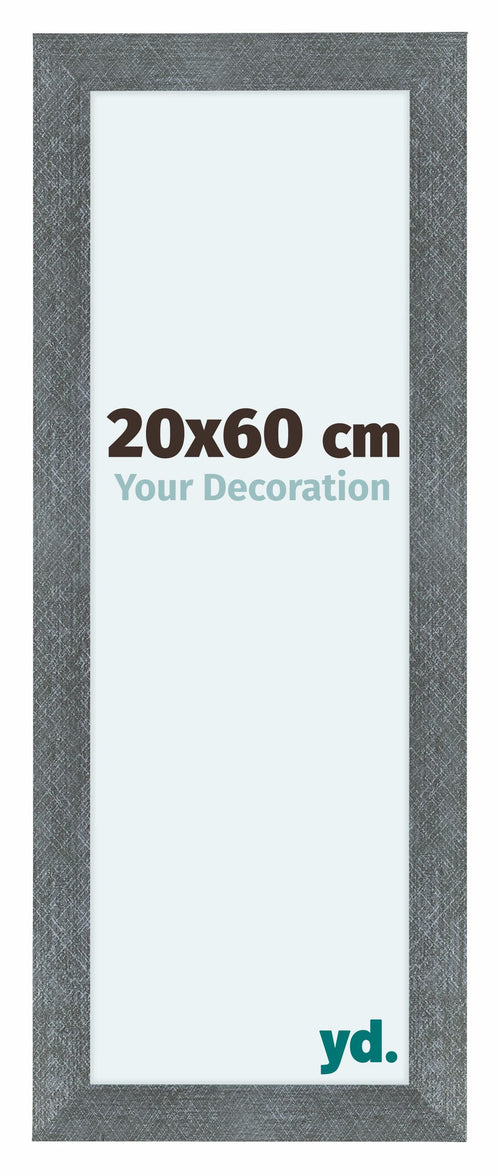 Como MDF Bilderrahmen 20x60cm Eisen Gewischt Vorne Messe | Yourdecoration.de