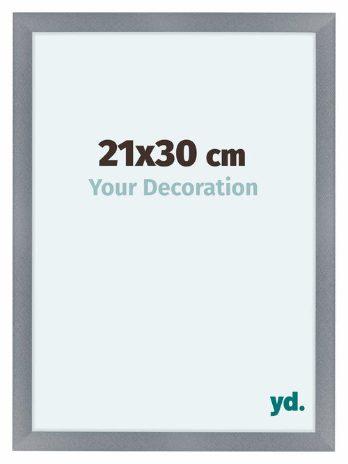 Como MDF Bilderrahmen 21x30cm Aluminium Geburstet Vorne Messe | Yourdecoration.de