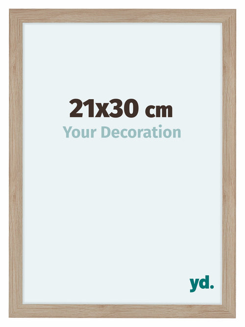 Como MDF Bilderrahmen 21x30cm Eiche Hell Vorne Messe | Yourdecoration.de