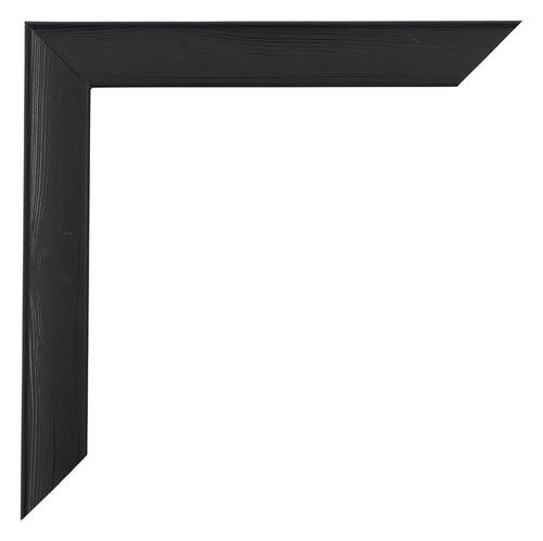 Como MDF Bilderrahmen 21x30cm Schwarz Gemasert Ecke | Yourdecoration.de