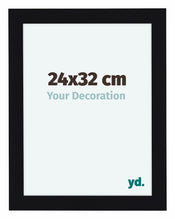 Como MDF Bilderrahmen 24x32cm Schwarz Hochglanz Vorne Vorne | Yourdecoration.de