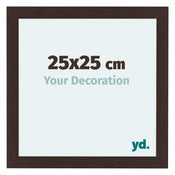 Como MDF Bilderrahmen 25x25cm Eiche Dunkel Vorne Messe | Yourdecoration.de