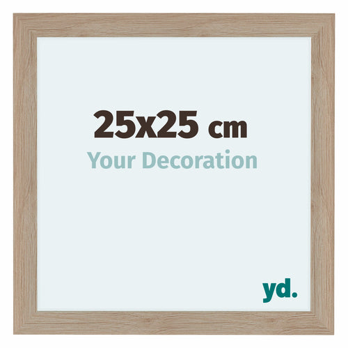 Como MDF Bilderrahmen 25x25cm Eiche Hell Vorne Messe | Yourdecoration.de