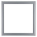 Como MDF Bilderrahmen 25x25cm Silber Matt Vorne | Yourdecoration.de